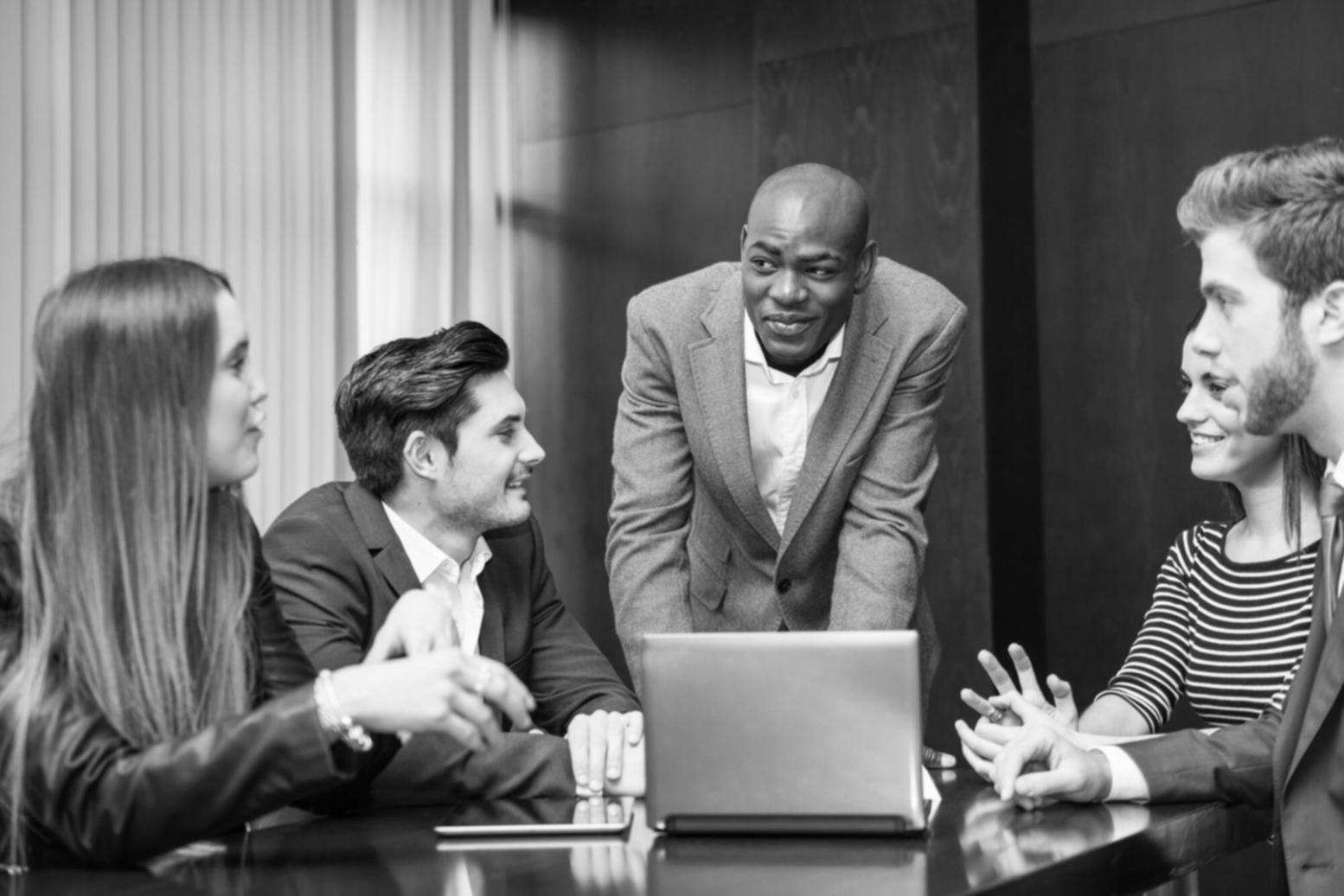 Financial analysis workspace showing business metrics and data visualization